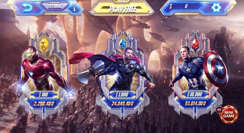 Avengers Academy là một trò chơi slot machine thú vị