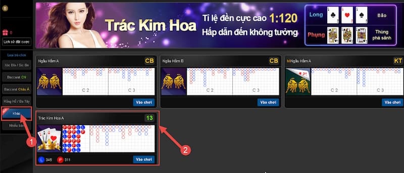 Trò chơi Trác Kim Hoa online là phiên bản kỹ thuật số hiện đại 