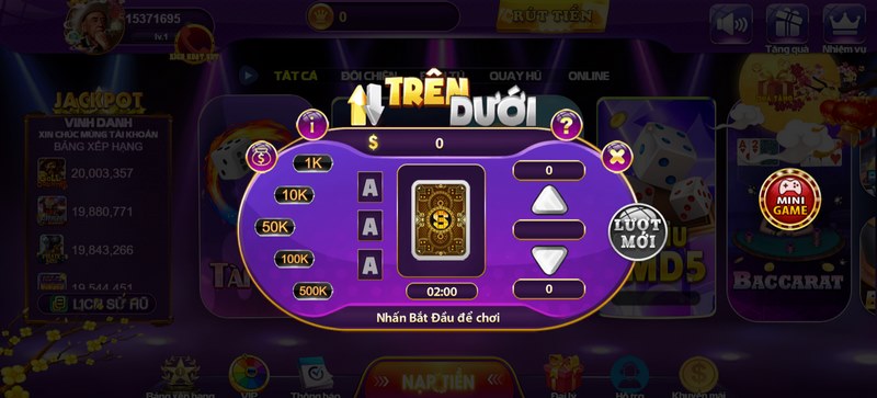 Thông tin cần biết về game Trên Dưới để người chơi nắm bắt 