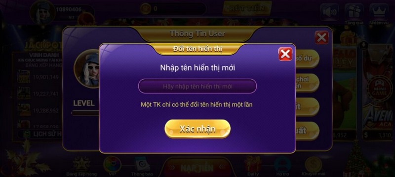 Xác nhận đăng nhập 68 game bài khi mọi thông tin cung cấp đã chính xác