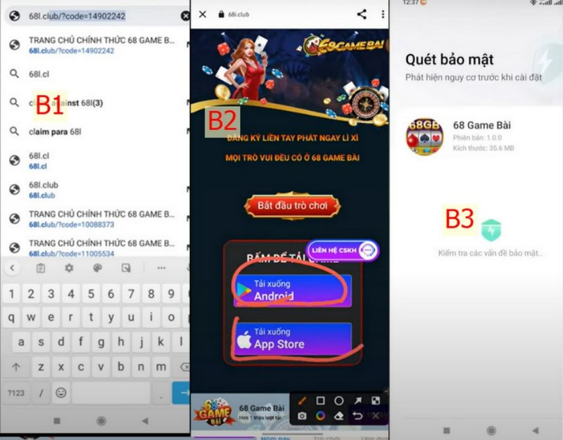 Hướng dẫn cài đặt app 68 game bài trên thiết bị Android chi tiết cho anh em 